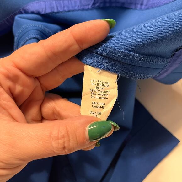 J. Crew Blue Wool Crepe Casey Dress Size 2 - Picture 6 of 9